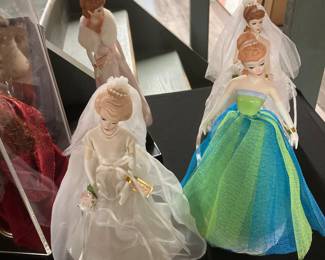 Ceramic Barbie dolls