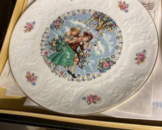 Royal Daulton my valentine cookie plate
