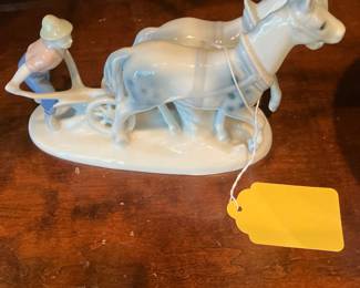 Gerold porcelain Germany Bavaria horse farmer