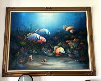 Beautiful paint by local artist.