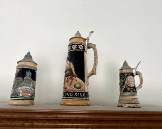 Take these beer steins – cool vintage vibes!