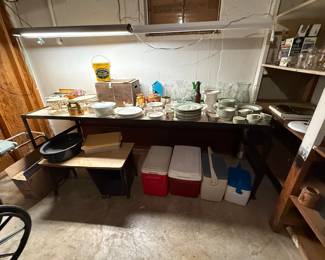 Long Work Table