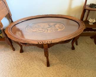 Hand Carved Coffee Table