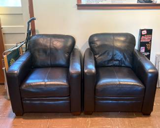 Leather chairs