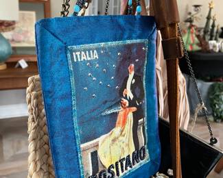 Purses including prada bag