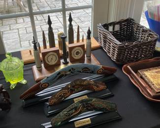 Hand painted boomerangs from Austria