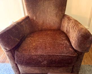 Crate and Barrel Plush Armchair