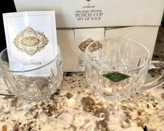 Shannon Crystal Punch Cups
