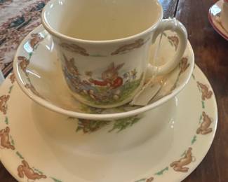 Royal Dalton Bunnykins 3 pc kids dinner set