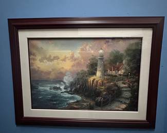 Thomas Kincade lithograph COA