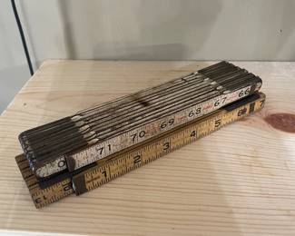 Antique measuring ruler