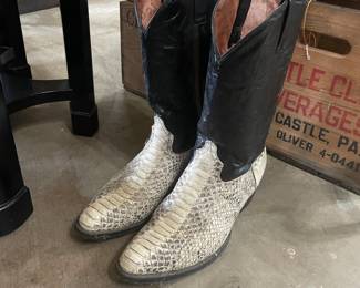 Old cowboy boots