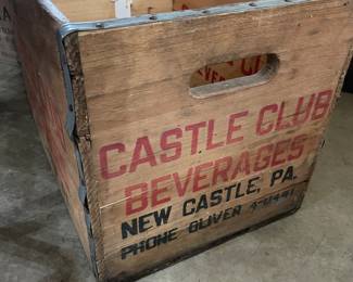 Antique wood box