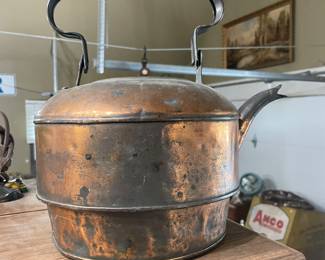 Antique tea kettle