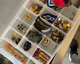 Antique war medals