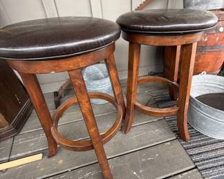 Wood stools