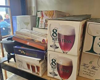 Everyday wine glasses, never opened.