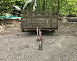 Utility trailer. Haul your purchases away