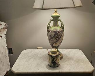 Beautiful old lamp.