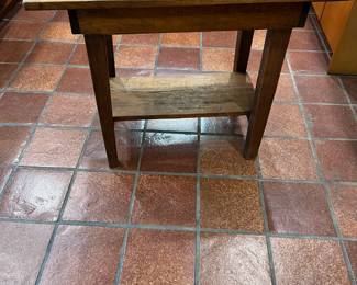 Handbuilt antique table