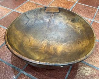 Antique bread bowl