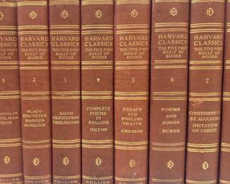 51 VOL Harvard Classics cloth bound books