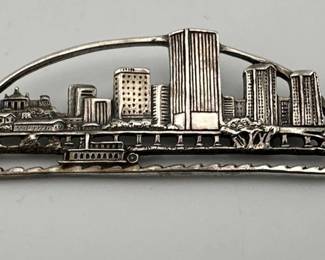 Schwarzschild RVA cityscape brooch