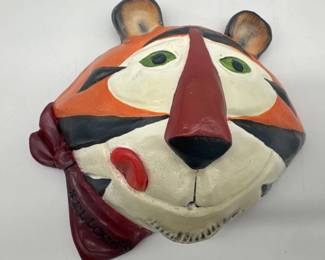 Chalk ware Tony the Tiger string holder