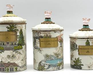 Mackenzie Childs canister set