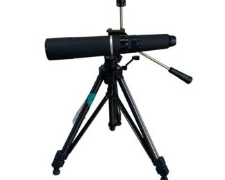 Bausch and Lomb Discoverer Zoom telescope, tripod