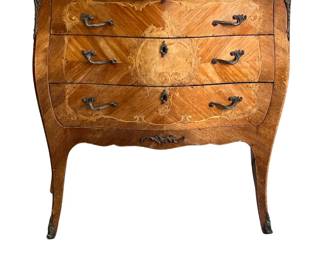 Marble top bombe chest by Grosfeld House