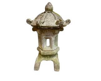 Cast concrete pagoda