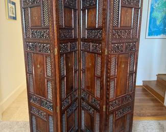 Antique Korean hand carved rosewood
