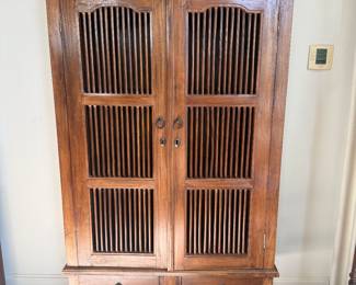 Indonesian teak pie safe purchased in Jakarta then imported