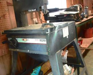 Craftsman bandsaw works great. Shed