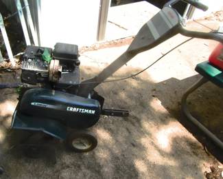 Craftsman garden tiller.
