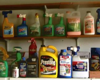 Lots of outdoor chemicals.