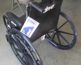 Nearly new wheelchair.