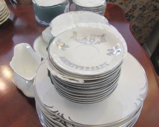 One group of china. Markings on next photo