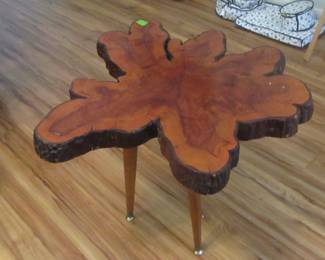 Small Cyprus table with wobbly legs