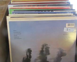 Stack of old records about 200 or so available most from the 70's and 80's. Sold separate.