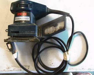 Ryobi electric hand sander.
