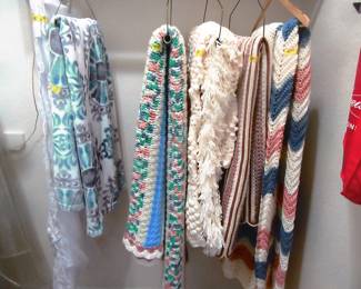 Just a sample of linen and quilts and blankets,