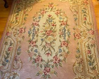 Antique hooked rug
