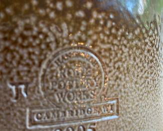 Rowe Pottery Works Albany Slip Vase 9” 