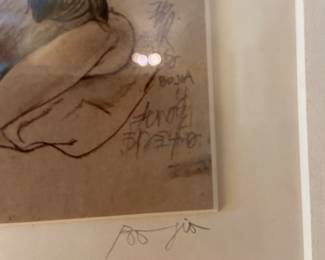 Signed nude, unable to read signature