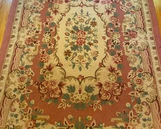 Antique hooked rug