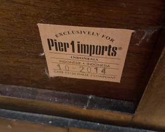 Pier 1 Imports media cabinet