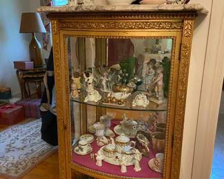Antique Louis XVI style curio cabinet, early 1900’s, from the homeowner’s aunt in Baltimore