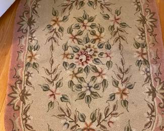 Antique hooked rug